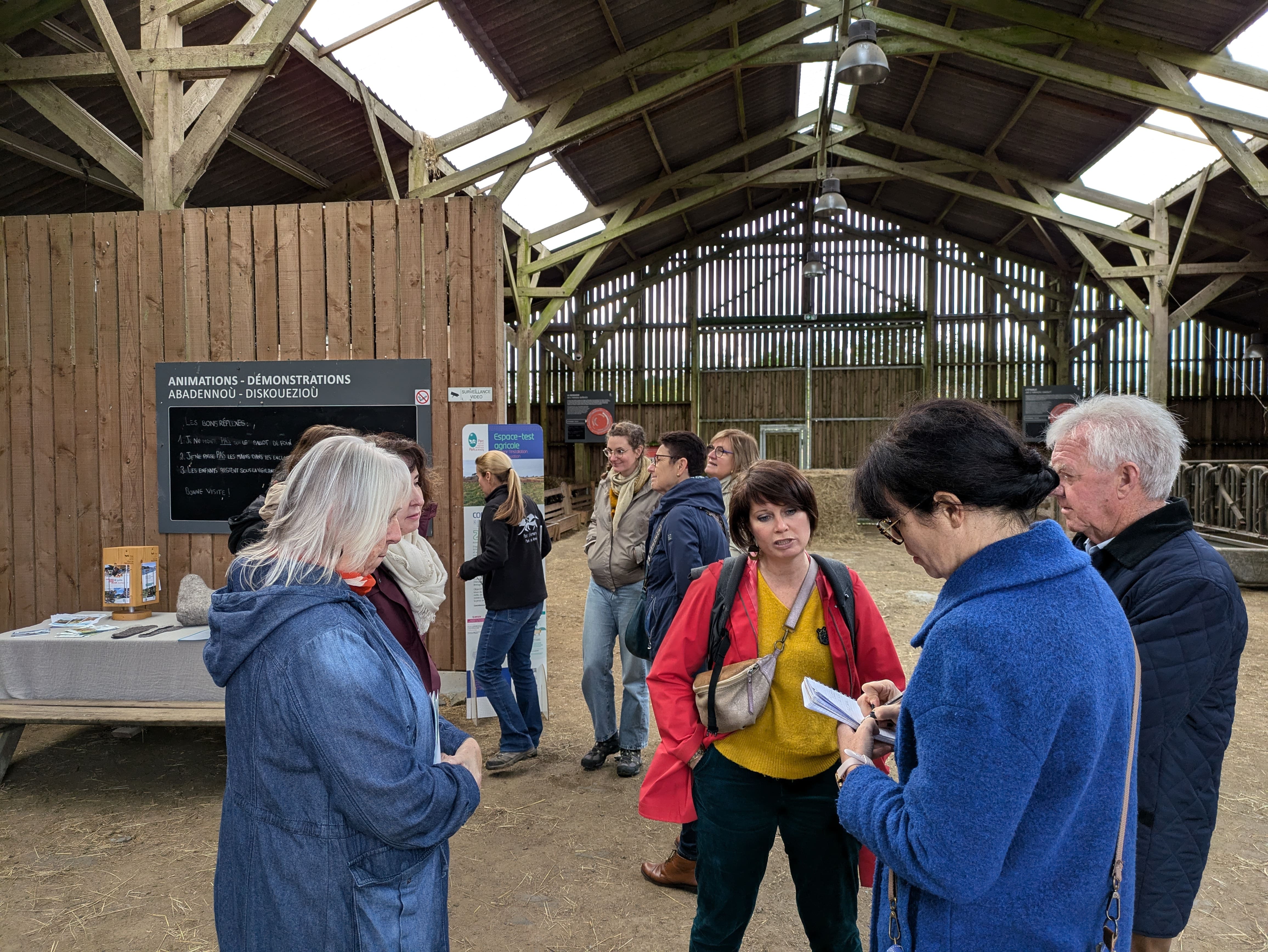 Visite de terrain - retour sur le projet d'espace-test agricole